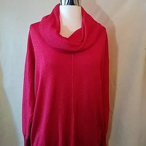 Joseph A oversize cowl-neck batwing sweater-sz XL